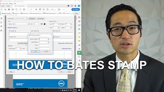 How to Bates Stamp  Adobe Acrobat DC [upl. by Gwyneth627]