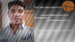 Unit and Dimension Lecture 03 [upl. by Fonsie852]