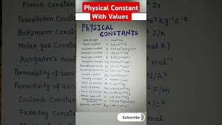 Physics constant values 😱😱 physicalconstant physics constantvalues tricks physical [upl. by Emma189]