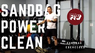 Sandbag Power Clean [upl. by Malena59]