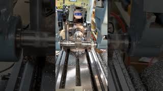 Gear Hobbing on a Bridgeport Mill…making a gear [upl. by Ahsinra]