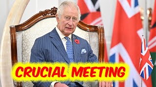 King Charles holds crucial meeting at Buckingham Palace [upl. by Sairahcaz]