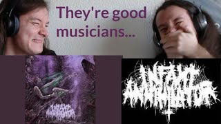 REACTION Infant Annihilator  The Kingdom of the Wretched Undying [upl. by Adirehs883]