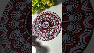 Easy dot mandala art for beginners 💓🌻dotmandala mandalaart art trending [upl. by Bruns61]