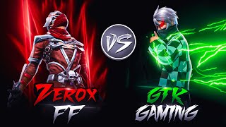 Zerox FF📲 Vs ​ GTK GAMING 🖥️  Fight of Nepali🇳🇵 Fastest Players⚡️ [upl. by Anson]