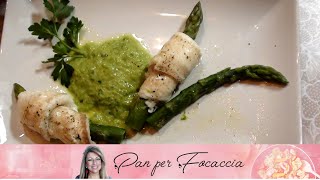 INVOLTINI DI SOGLIOLA E ASPARAGI Un secondo bello per gli occhi e buono per il palato Guarda qui [upl. by Ahsaek]