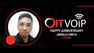 Jerrold Corpuz 3 Year Anniversary Video  OITVOIP [upl. by Clevie]