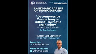 WFNS YNF Landmark Papers Series DECRA With Dr James Cooper [upl. by Suiravaj]