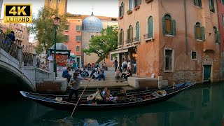 4K Venice Cannaregio  Venice Jewish Ghetto Tour  Travel in Italy  Rialto Bridge Walking Tour [upl. by Cyrill688]