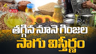 LIVE  తగ్గిన నూనె గింజల సాగు విస్తీర్ణం  Oil Farming  Special Drive  4SidesTvTelugu [upl. by Henriha810]