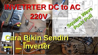 Inverter dc to ac push pull Desain dan Analisa Rangkaian [upl. by Moina]