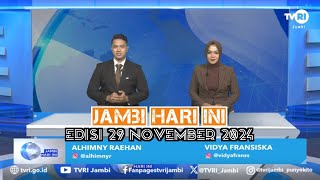 JAMBI HARI INI  Edisi 29 November 2024jhiPilkada2024TVRIJambiMediaPemersatuBangsa [upl. by Anahcra]