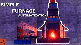 Creating a Smarter Furnace in Rust How to Build an Automatic Large Furnace [upl. by Yram]