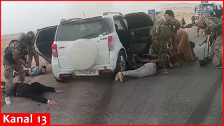 Rebels ambush Assad forces’ military convoy capture a large number of soldiers [upl. by Antonius991]