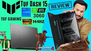 Asus TUF Dash 15 RTX 3060 a low Budget Gaming Notebook Short Review [upl. by Atiuqahs]