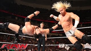 Dolph Ziggler vs quotDamien Mizdowquot Raw Aug 25 2014 [upl. by Gernhard]