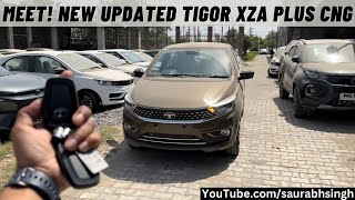 Meet New Updated 2024 Tata Tigor XZA CNG Priceamp Features❤️Latest Tigor XZA plus CNG detailed Review [upl. by Alec]