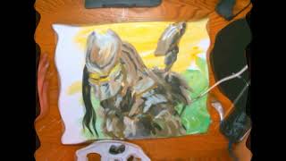 Predator painting [upl. by Adlitam]