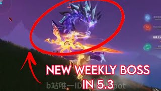 Genshin Impact 53 NEW upcoming Weekly Boss [upl. by Nylassej]