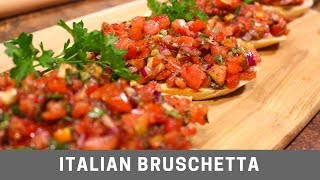 Italian Bruschetta Easy Recipe [upl. by Aimej]