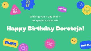 Happy Birthday Doroteja [upl. by Steffane523]