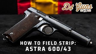 Learn How to Properly Field Strip the Astra 60043 In Minutes [upl. by Schlessinger50]