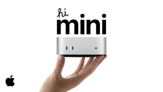 Introducing the allnew Mac mini  Apple [upl. by Roderigo]