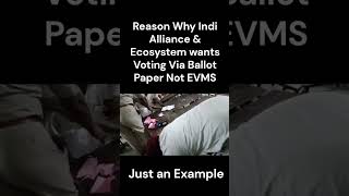 Reason Why Indi Alliance amp Ecosystem wants Voting Via Ballot Paper Not EVM [upl. by Suneya]