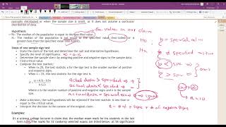 Non Parametric Methods in Data Analysis Lecture 2 One Sample Sign Test [upl. by Ardnaeel]