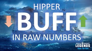 Hipper Buff  In Raw Numbers World of Warships Legends Xbox Series X [upl. by Placidia]