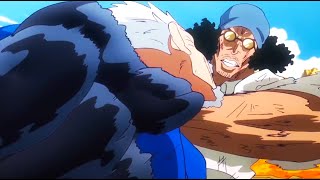 Garp Vs Aokiji  You Trained A Troublesome Enemy 4k English Sub One Piece 1121 [upl. by Eeloj]