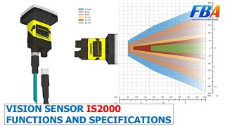 Part 2  Cognex IS2000 Vision Sensor Functions And Specifications  Industrial Vision Camera [upl. by Ahola]