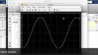 Matlab Simulink model of a MassSpring system [upl. by Rausch]