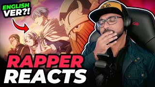 Rapper Reacts to YOASOBI  The Brave「勇者」English Ver  Frieren Beyond Journeys End Opening Reaction [upl. by Hiram]