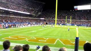 Devin Hester 62 yard punt return TD vs Packers  September 27 2010 [upl. by Anicul]