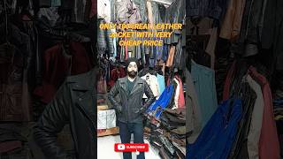 Leather biker jacket men  Leather market in delhi 9337156103 [upl. by Peadar]