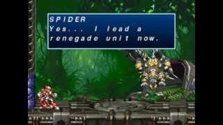 Mega Man X4 Zero  Web Spider No Damage [upl. by Airtap]