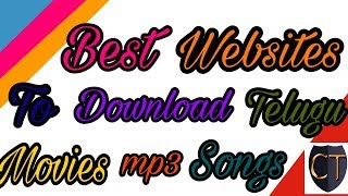 Best Websites To Download Telugu Movie mp3 Songs [upl. by Eelamme]