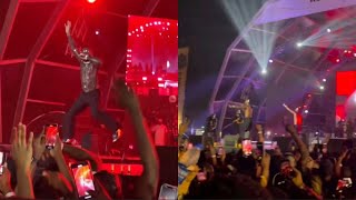 quotGod Punsh Youquot Burna Boy Said To His Fan At The Lagos Concert [upl. by Omer848]