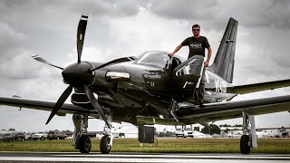 FLYING THE BRAND NEW 2021 TBM940 BLACK KNIGHT  Flight VLOG [upl. by Kelleher]