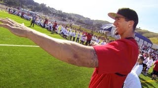 GoPro Colin Kaepernick Hosts Youth ProCamp [upl. by Ycram]