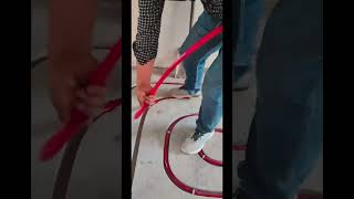 Underfloor Heating Pipe Installation Process [upl. by Buckie]