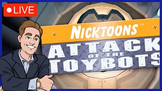 🤖 TRYING TO HELP THE NICKTOONS STOP AI FROM TAKING OVER 🤖 ATTACK OF THE TOYBOTS PLAYTHROUGH 🤖 [upl. by Naved]