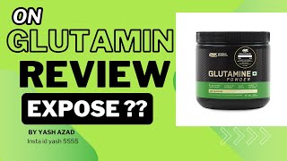 ON Glutamine review best for recovery  Yash azad viralvideo youtube motivation [upl. by Romanas]