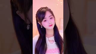 braided headband tutorial  braid front hairstyle hairtutorials youtubeshort [upl. by Ahsiken]