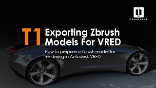 Tip 1 Export Zbrush Models for VRED [upl. by Itsyrc]