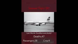 Goodbye EverybodySwissair Flight 330 sad 1970s [upl. by Yevi97]