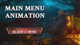 Blood and Wine Main Menu LoadingAnimation Screen [upl. by Justina]