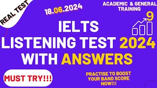 IELTS Listening Practice Test 2024 with Answers  18062024 [upl. by Ynnaej]