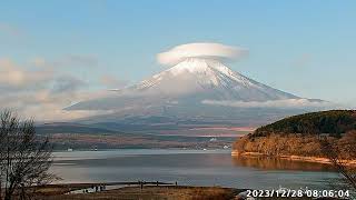 【LIVE】山中湖からの「富士山ライブカメラ」 quotmount fuji live cameraquot from Lake Yamanakako [upl. by Erlandson15]